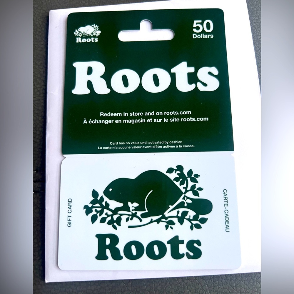 $50 Roots gift card